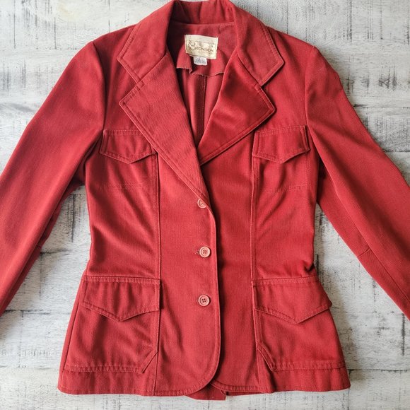 Bronson of California Rusty Red Brick Blazer - Picture 1 of 12